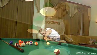 Lena likes to play pool - WeAreHairy