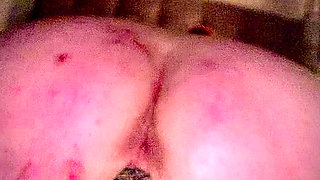 Rosing a Nog Green Dildo in My Bathrom