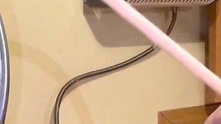 This Time No Fun for Her - Bastinado with Cane 2nd Time