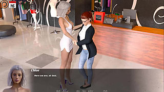 Milf's tale: MILF got her face covered with sperm from her boss