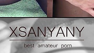 All my legs in stockings are filled with hot lover's sperm!