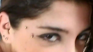 Latina babe gets banged from behind