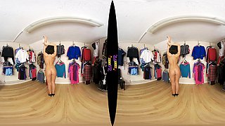 Outfits; Teen Perky Tits Big Ass Strip Tease Dressing Room Exhibitionist Public