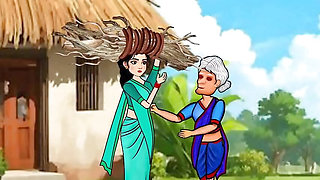 Rekha and Jagan fiercely Hindi Cartoon Sex Story