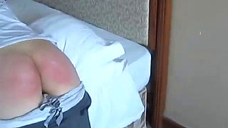 The teacher got spanked at home
