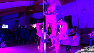 Stripping and teasing with Cheri and abbie storm, who loves to explore new ways of getting intimate