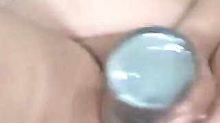 Big Ass and Big Boobs BBW Fucking Pussy with Big Bottle - Netu and Hubby