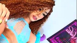 Big Cock Busty Tranny Masturbating