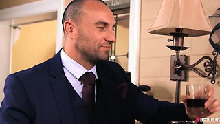 Exciting glamour mommy sex crazy scene