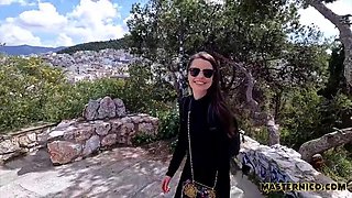 Amazing Amateur Anal Fuck in Athens! Porn Vlog with Jamie Young