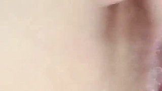 Beautiful MILF Horny Wife Send a Video to Her Cuckold Husband so He Can Masturbate in Office Toilet