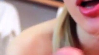 Deepthroat and Huge Facial for Dirty Talking School Skirt Girl