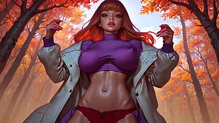 Daphne Blake From Scooby-Doo Perfect Cameltoe Pussy and Dance JOI AI