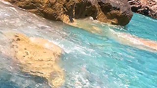 Real naked amateurs outdoor beach play
