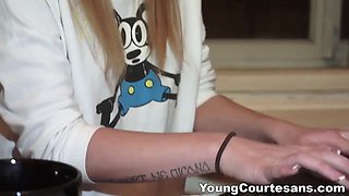 Teenie courtesans - courtesan cunny aubrey creampied teenage porn