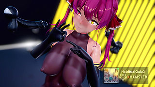 mmd r18 Kuromaru mid-squat front and back motion anal 3d hentai sex public ntr cheating milf big tits 3d hentai