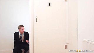 Susy Gala And Danny D In Phone Sex Leads To A Furious Doggy Style Fuck In Toilet