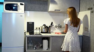 The flatmate suggested to pay for the guest room in swap for sustained hump in my cock-squeezing honeypot
