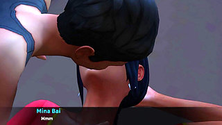 In the Morning, I Was Lying in Bed, and Mina Bai Came and Sucked My Dick, Then I Fucked Her.