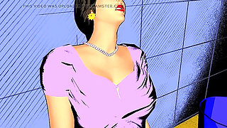 StepMom neha bather in low sexy video hindi cartoon