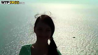 This kinky couple love to fuck outdoors