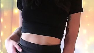 Close up teen foot worship