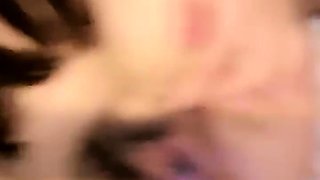 Japanese teen blowjob with creamy mustache