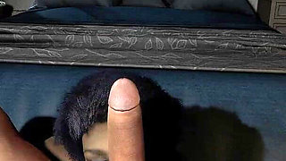 A BDSM Footjob and Blowjob with Samantha the Black BBW MILF