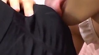 Beautiful Mature Chick Jerks Off A Hard Dick On Her Tits