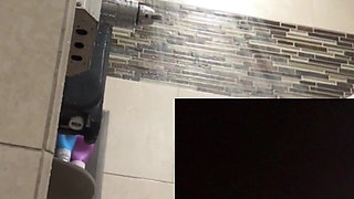 Truck Stop Jerking off Shower He Didn't Have Sex 3 Months Destroyed