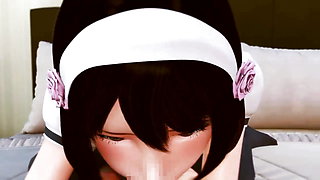 Beauty maid serving her boss - Hentai 3d 83