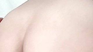 I record my neighbor sitting down and enjoying the cock
