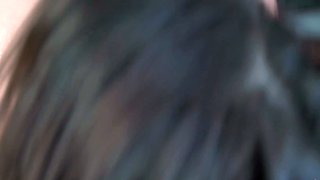 StrapOn Lesbian with big boobs fucks her blonde sexy GF