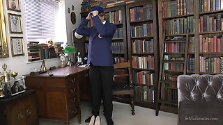 Natalia Strips & Dresses in an All Boys Uniform
