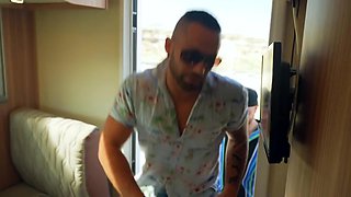 Angela is sending herself in the air! - Jacquie et Michel TV