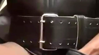 BBC Latex Tight Tit Exposing Singlet Nipple Play Edging Cum