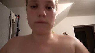 Fat slut fucked extra hard in the kitchen