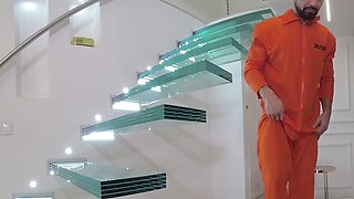 BBW Kathy Deep fucked hard on staircase