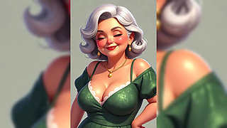 Topless Granny Animation