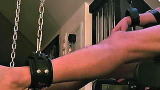 Monika Schmidt Hard Feed Tickling with Fingernails on the Bondage Chair