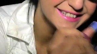 MILF Dogging Babe Bambi Black Is in Her Local Car Park Sucking off Perverted Men