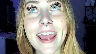 Amateur blond girl with big boobs getting fucked