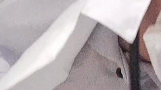 Doctor and Nurse Can't Resist and Have Sex in the Hospital Bathroom During Their Shift