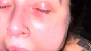 hardcore amateur blowjob and cumshot on the face