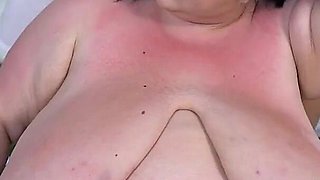 Massive Tit Stepmom Gets Massaged and Fucked by Big White Cock