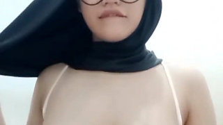 After School, I'm Horny and Squeeze My Big Natural Breasts