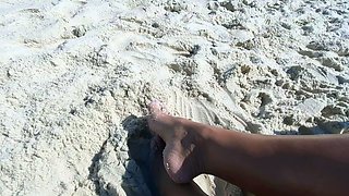 Black Amateur Explore Hot Foot Fetish