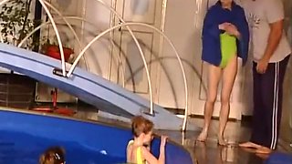 The Lifeguard Fucks The Swimming Student 18+ With Alberto Rey