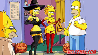 Halloween night with sex - The Simptoons