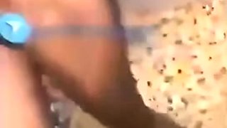 Outdoor horny hijabi compilation